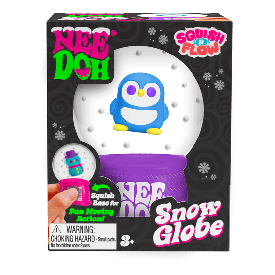 NeeDoh Squish N Flow Snow Globe BXKX
